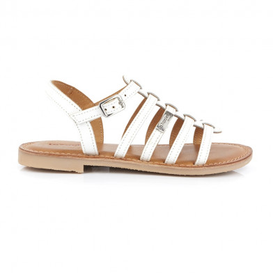 Sandales pour fille Mongue blanc 11602