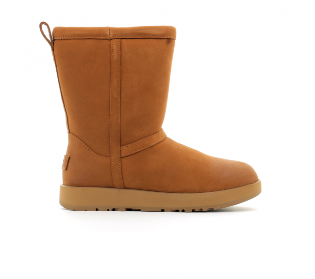 ugg classic short waterproof boot in chestnut