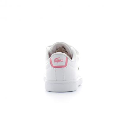 LACOSTE - CARNABY EVO blanc-rose 37sui0012-b53