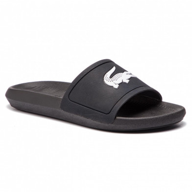 lacoste croco slide noir 37cma0018-312