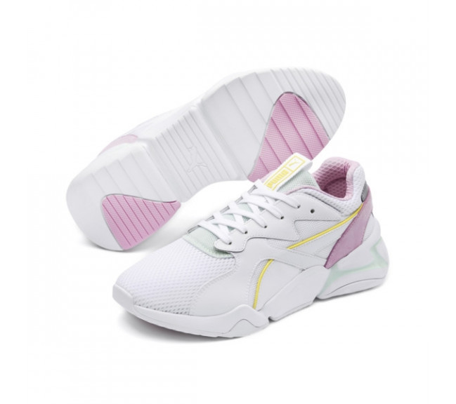 puma nova white fair aqua