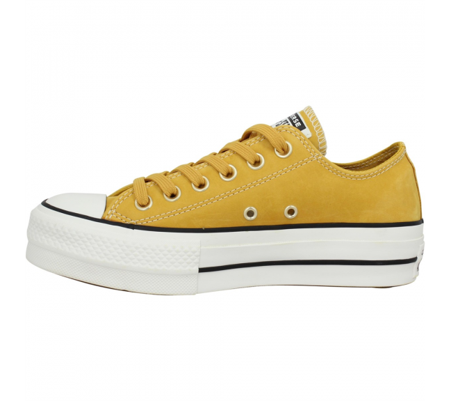 converse montante jaune moutarde