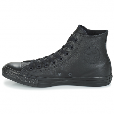 Chaussures montantes à lacet en cuir pour adulte Chuck Taylor All Star Leather mononoir 135251c