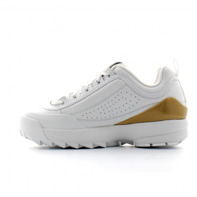 fila disruptor blanc-or 1010862-1fg