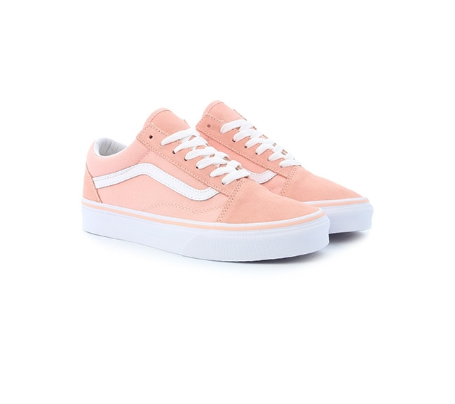 basket vans rose pale
