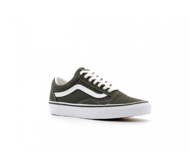 vans old skool vert sapin femme
