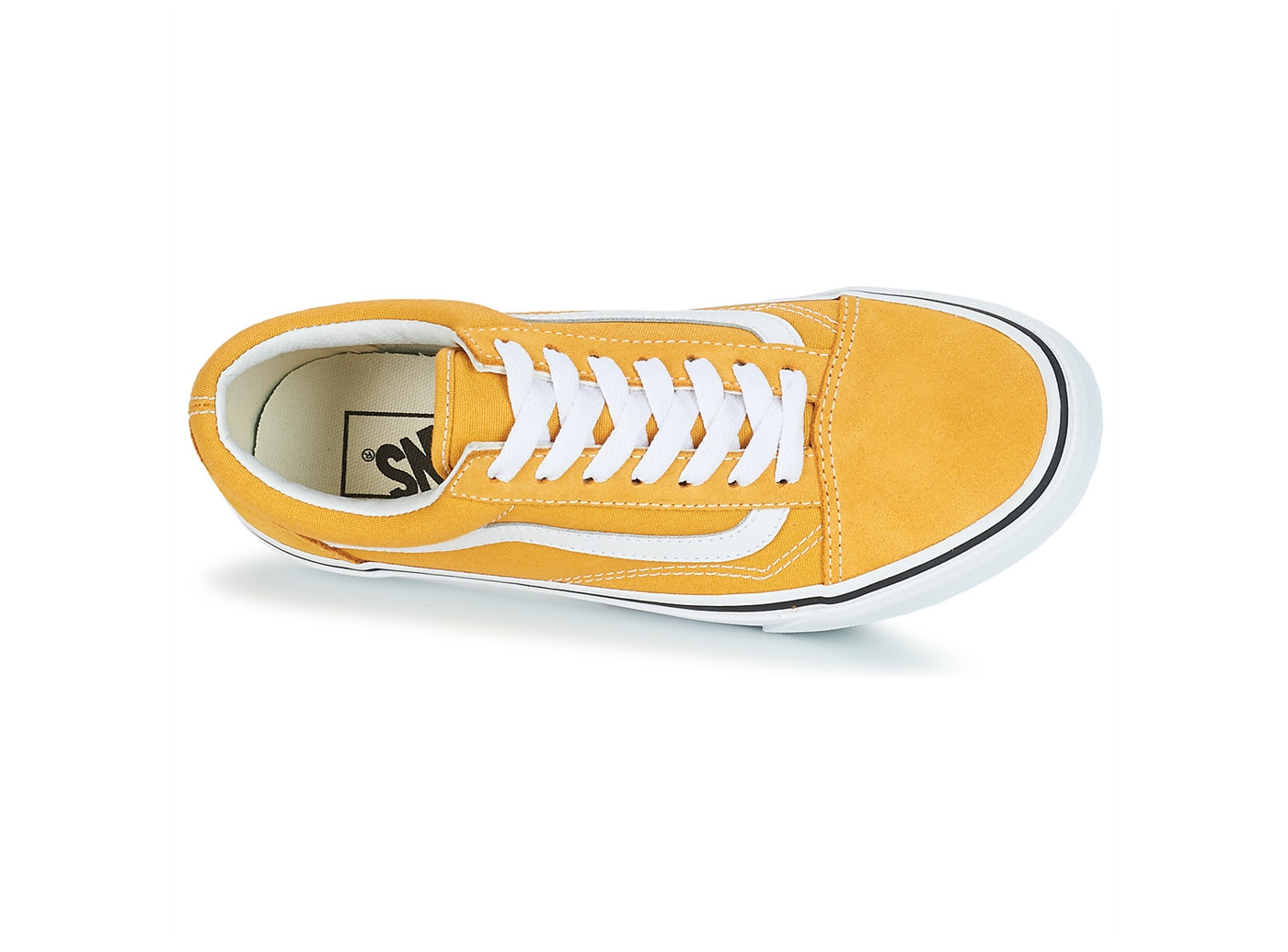 vans old skool jaune moutarde femme