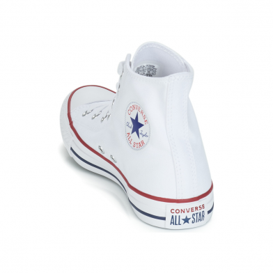 Chaussures montantes à lacet pour adulte chuck taylor all star blanc-optic m7650c