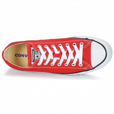 Chaussures basses à lacet pour adulte chuck taylor all star classic rouge m9696c