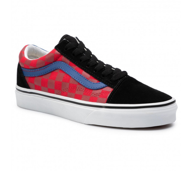 vans noir rouge