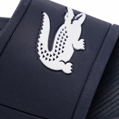 lacoste croco slide bleu 37cfa0005-092
