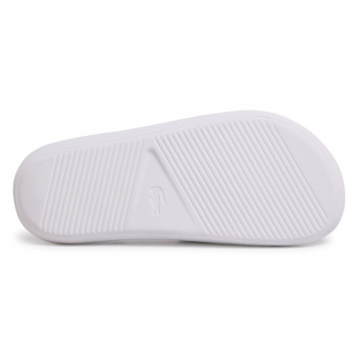 lacoste croco slide blanc 37cfa0005-1y9