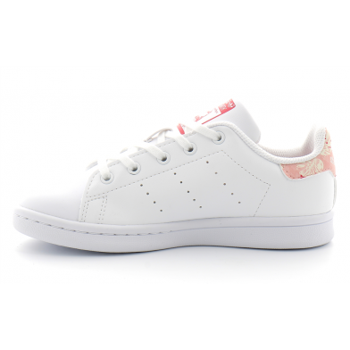 Chaussures de sport stan smith pour enfant white-pink fv7406----