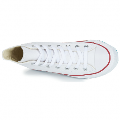 Chaussures montantes à lacet en cuir pour adulte Chuck Taylor All Star Leather blanc 132169c