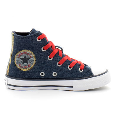 converse chuck taylor all star kids bleu 668407c