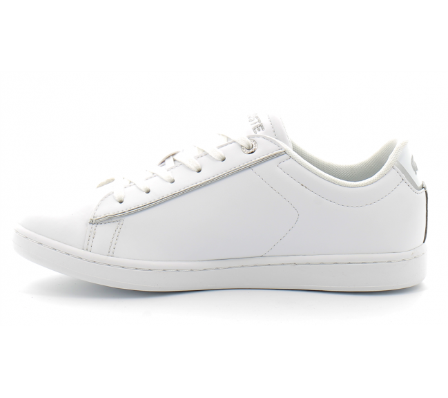 Chaussure lacoste femme argent best sale