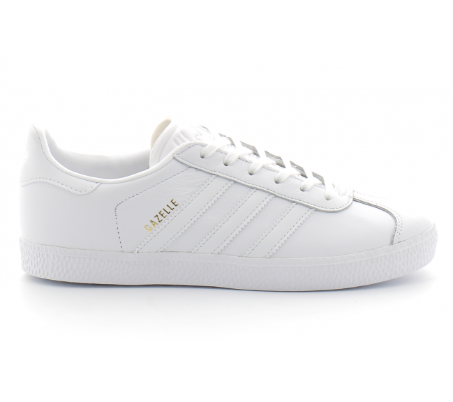 adidas gazelle j cuir blanc by9147