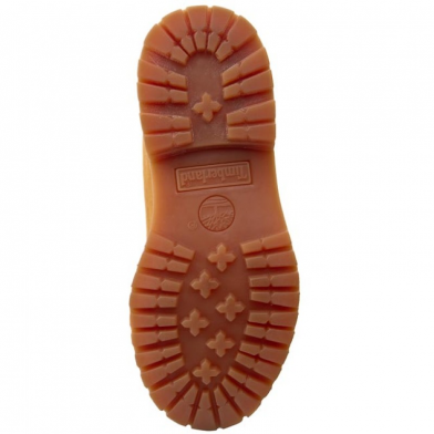 Boot imperméable à lacets pour femme en jaune 6-inch wheat wm.