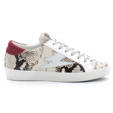 Basket mode basse à lacet pour femme Catri serpent 3228