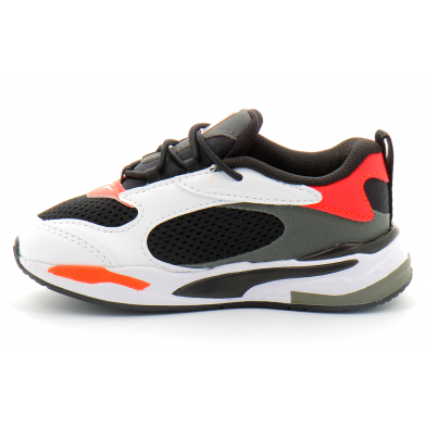 Basket à lacet elastique pour enfant Rs Fast blanc-rouge 375699-02