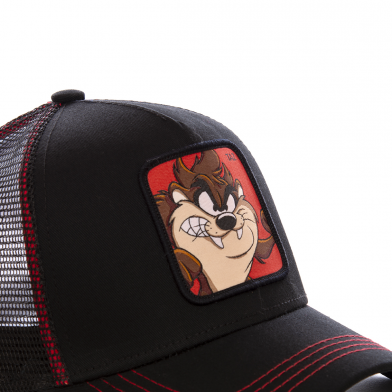 casquette trucker capslab by freegun looney tunes noir cl/loo/1/taz1
