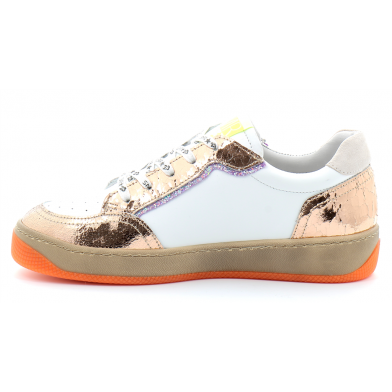 Basket mode à lacet pour femme ARTO blanc-violet 5110