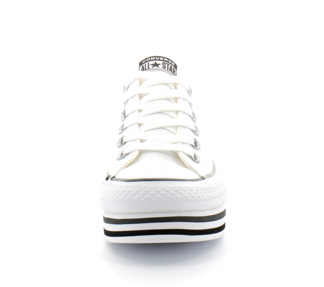 Converse Baskets - Chuck Taylor Al Star Eva Lift Canvas (Blanc) - Baskets  chez Sarenza (554883)