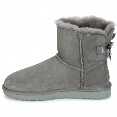 ugg mini bailey bow grey 1016501