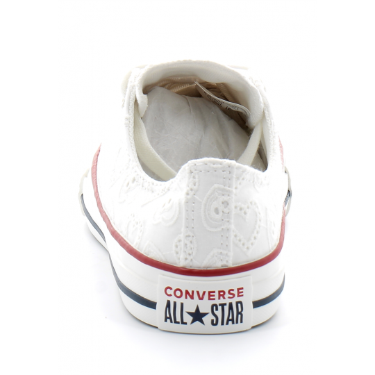converse chuck taylor all star - ox blanc 671098c