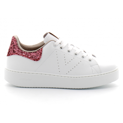 victoria basket a plateform 1260139 blanc-rose hibiscus