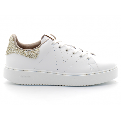 victoria basket a plateform 1260139 blanc-or cava