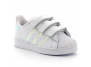 adidas superstar blanc-neon fv3657