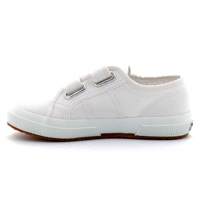 Tennis basse à scratch pour enfant COTJSTRAP CLASSIC blanc pers0003e0-2750-cotjstrap-901