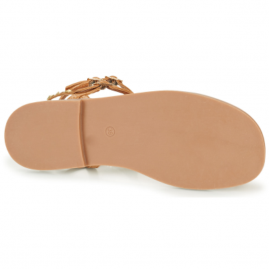 Sandales pour femme bride cheville Coralie tan 27699