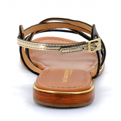 Sandales pour femme en cuir Harry gris multi 27211