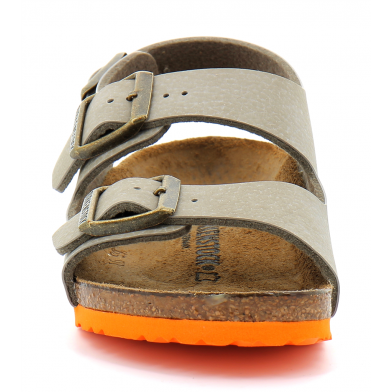 Sandale pour enfant milano taupe-orange 35183