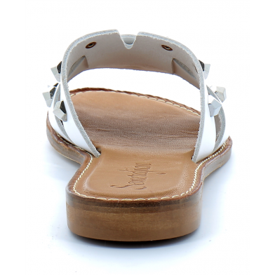 Sandale en cuir pour femme SILVIA blanc bianca
