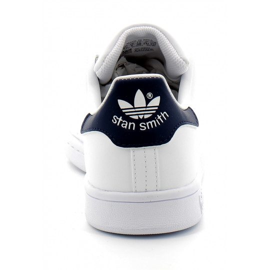adidas stan smith j blanc-bleu h68621