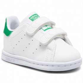 adidas stan smith enfant vegan blanc-vert fx7532 50,00 €