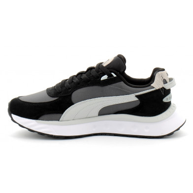 puma wild rider rollin gris-black 381517-02