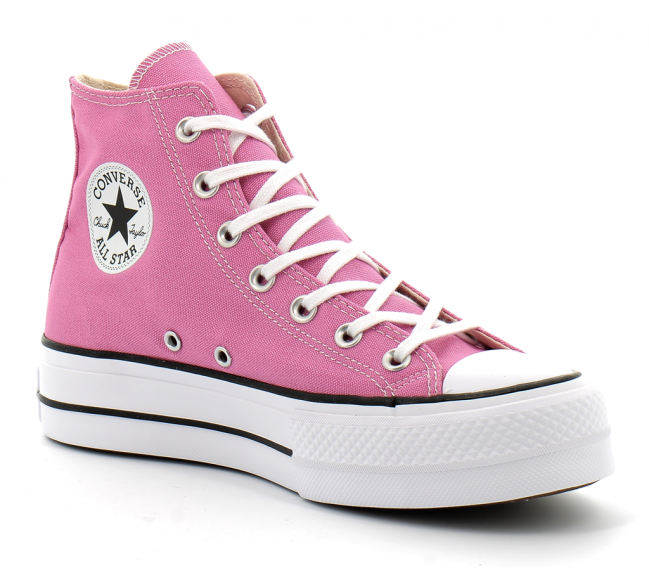 Chaussures Femme Converse CHUCK TAYLOR ALL STAR LIFT Rose S 2