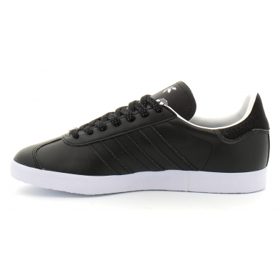 Chaussures de sport gazelle pour adulte noir-blanc h02898----