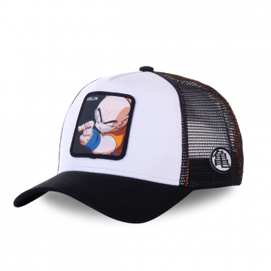 casquette trucker capslab  dragon ball blanc cl/dbz3/1/kri4 casquette trucker capslab  dragon ball blanc cl/dbz3/1/kri4