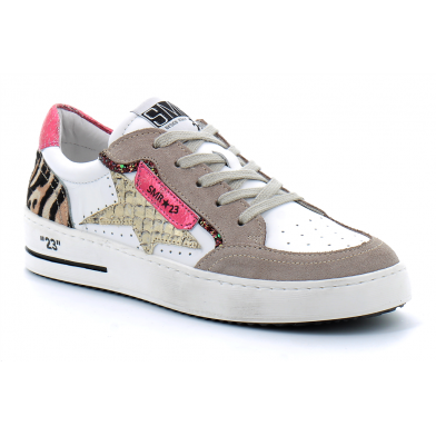 Basket mode à lacet pour femme ARTO blanc sable 6364