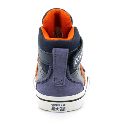 Chaussures à lacet elastique et scratch pour enfant navy 770982c