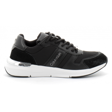 calvin klein sneakers black hwohw00643ogs