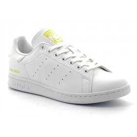 adidas chaussure stan smith blanc fluo vert h00327 100,00 €