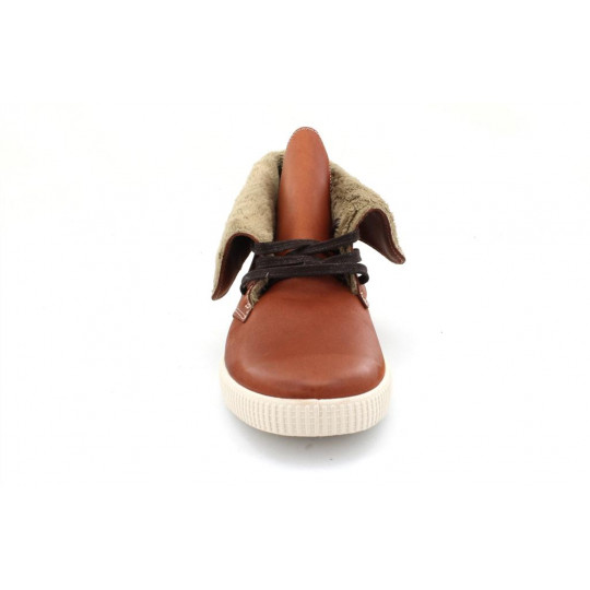 victoria chaussures montantes cuir teint fourrées cuero