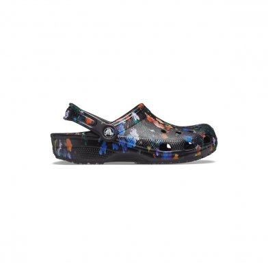 crocs printed floral 206376 noir-multi 206376-0c4