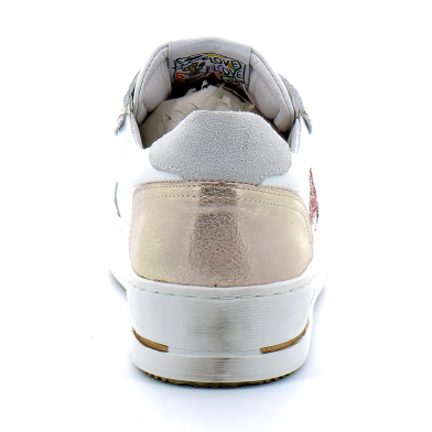 Basket mode à lacet pour femme ARTO white-pink 7655